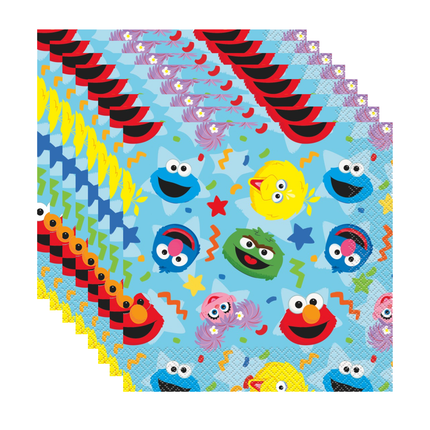 Sesame Street Luncheon Napkins 16ct