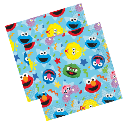 Sesame Street Luncheon Napkins 16ct