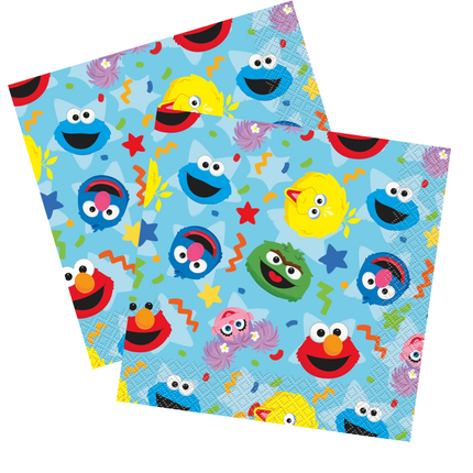 Sesame Street Luncheon Napkins 16ct