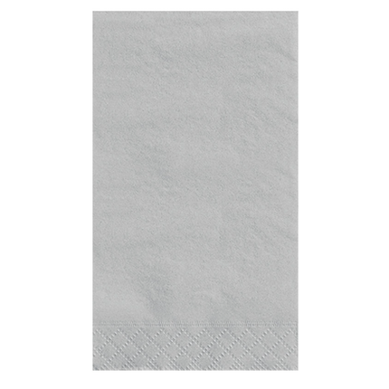 Silver Solid Guest Towels, 20ct
