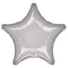 Silver Star Foil Balloon 18