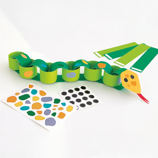 Safari Snake DIY Paper Chain Craft Kit for 4