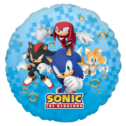 Sonic the Hedgehog Round Foil Balloon 18"