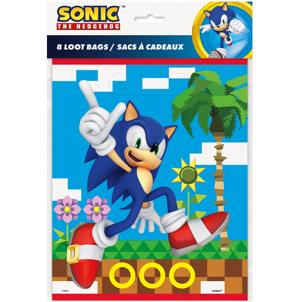 Sonic the Hedgehog Loot Bags, 8 Count