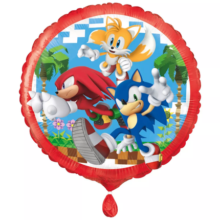 Sonic the Hedgehog Foil Balloon 18" - included product detail
