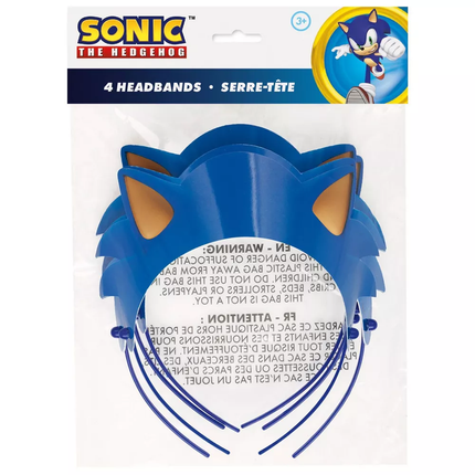 Sonic the Hedgehog™ Headbands – 4 Count