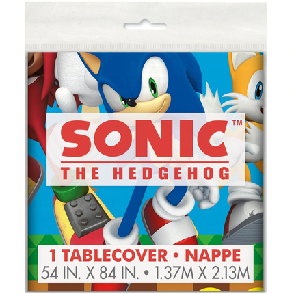 Sonic the Hedgehog Rectangular Plastic Table Cover