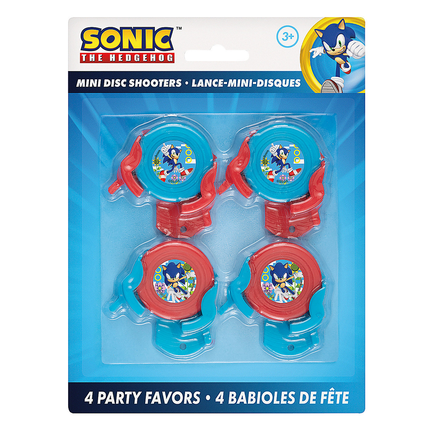 Sonic the Hedgehog™ Plastic Disc Shooters 4 ct