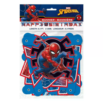 Spider-Man Happy Birthday Banner