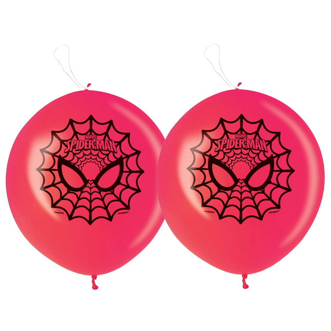 Spider-Man Punch Ball Balloons 16 inches 2 Pc