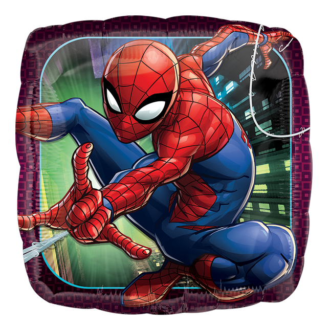 Spider-Man Square Foil Balloon 18"