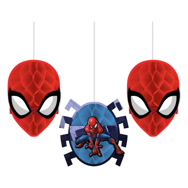 Spider-Man Webbed Wonder Hanging Decorations 3 ct
