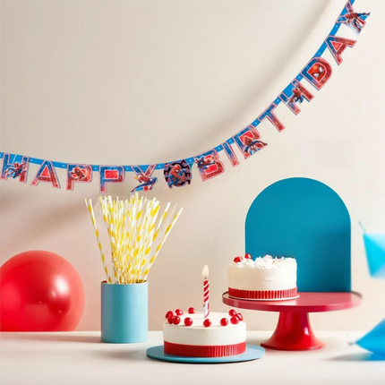 Spider-Man Happy Birthday Banner