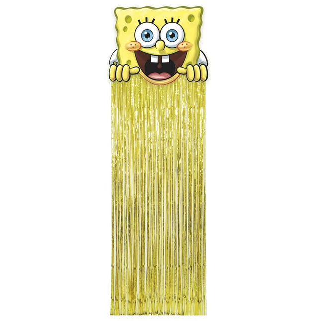 SpongeBob SquarePants Birthday Fringe Door Curtain