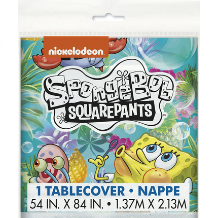 SpongeBob SquarePants Rectangular Plastic Table Cover 54" x 84"
