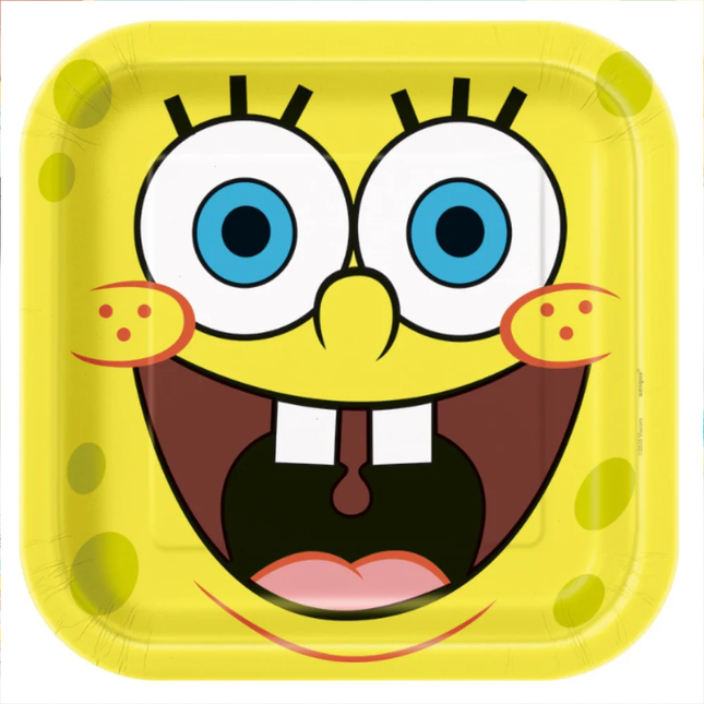 Spongebob Squarepants Plates 9"  8 ct