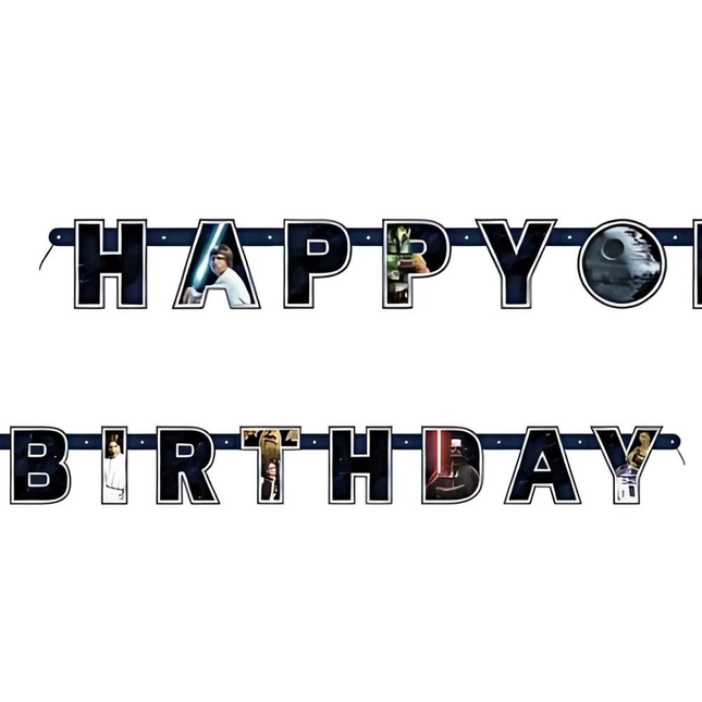Star Wars Classic Happy Birthday Banner 6.5 Ft 