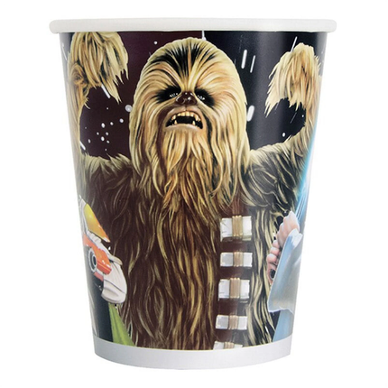 Star Wars Classic Paper Cups 9 oz, 8 Pcs