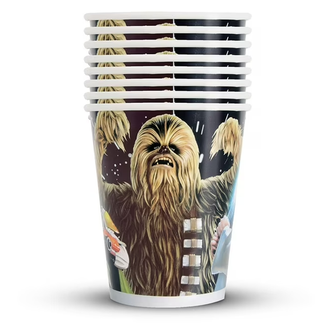 Star Wars Classic Paper Cups 9 oz, 8 Pcs