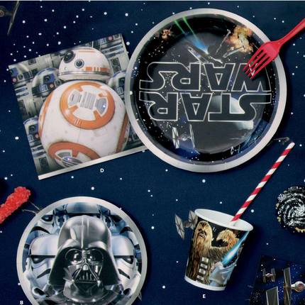Star Wars Classic Round Dinner Plates