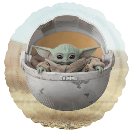 The Star Wars Grogu foil balloon included in this set