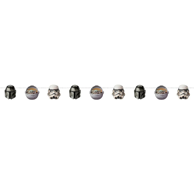 Star Wars Mandalorian Garland Banner 7 ft
