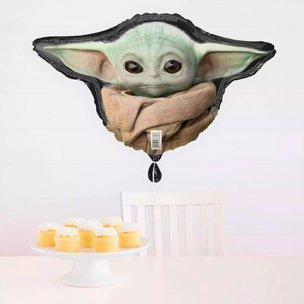 Star Wars Mandalorian The Child Foil Mylar Shaped Balloon