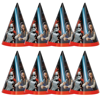 Star Wars Party Hats 8 ct