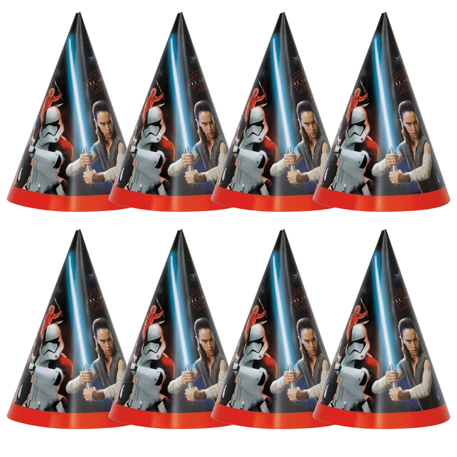 Star Wars Party Hats 8 ct