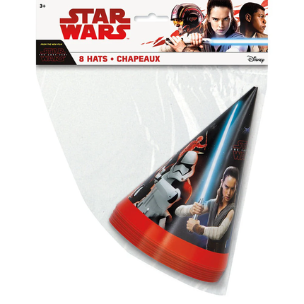 Star Wars Party Hats 8 ct