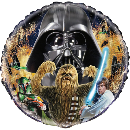 The Star Wars foil balloon included in this set