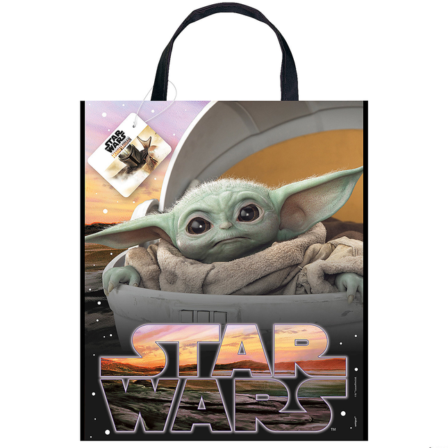 Star Wars The Child Plastic Tote Bag 11" x 13" 