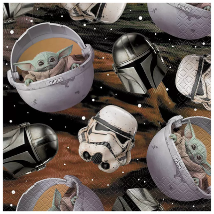 Star Wars The Mandalorian Paper Party Lunch Napkins