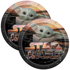 Star Wars The Mandalorian Paper Dinner Plates – 8 Count