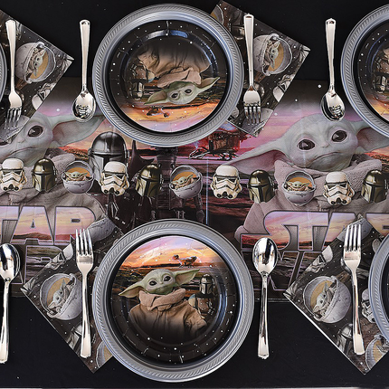 Star Wars The Mandalorian Plastic Tablecloth
