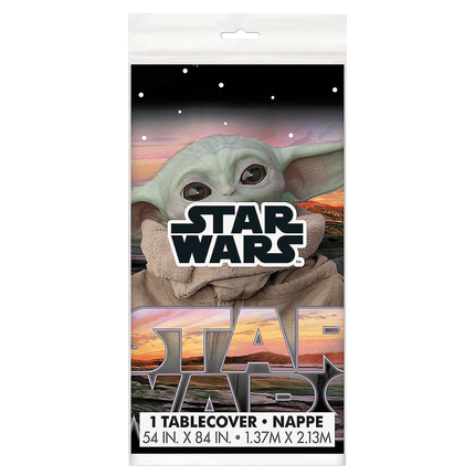Star Wars The Mandalorian Plastic Tablecloth