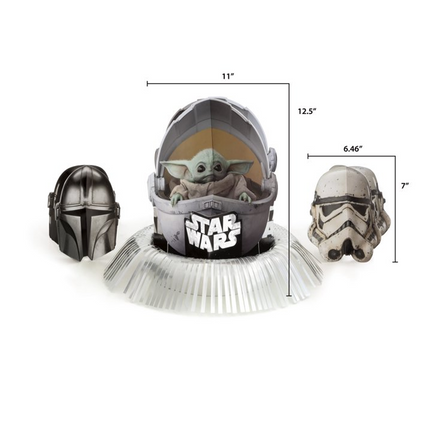 Star Wars The Mandalorian The Child Baby Yoda Table Decorating Kit, 23pcs