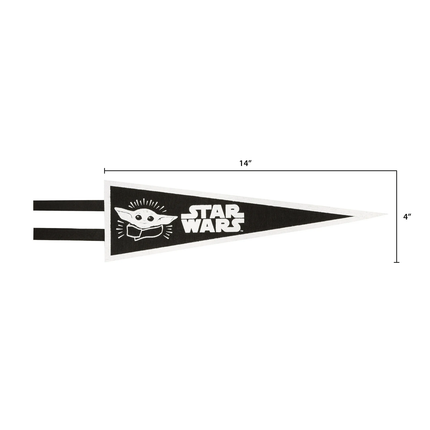 Star Wars The Mandalorian The Child Baby Yoda Pennant Flags, 4ct