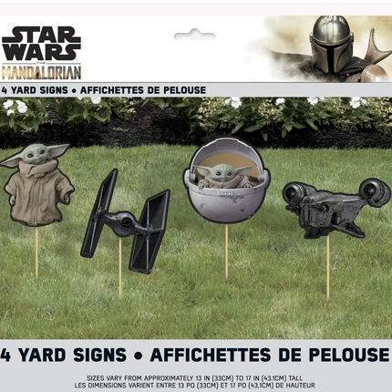 Star Wars The Mandalorian The Child Baby Yoda Yard Signs
