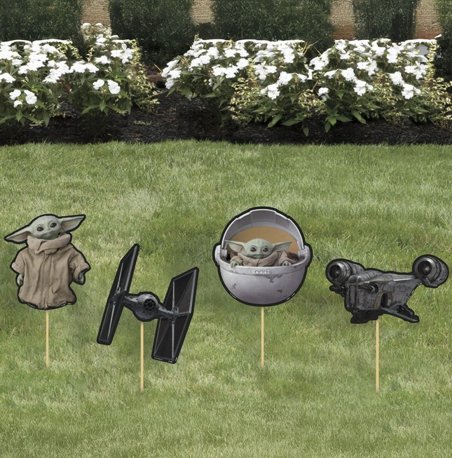 Star Wars The Mandalorian The Child Baby Yoda Yard Signs