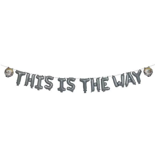 Star Wars The Mandalorian Balloon Banner