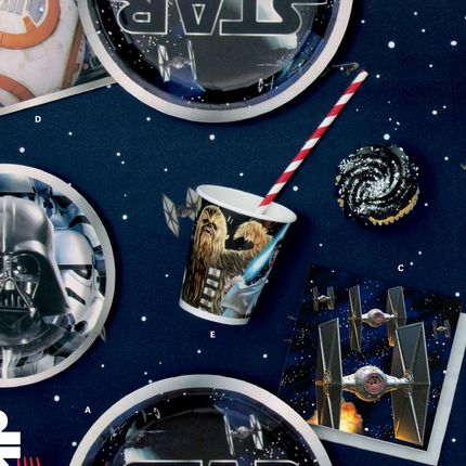Star Wars Classic Paper Cups 9 oz, 8 Pcs