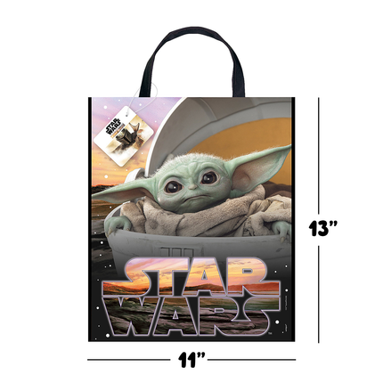 Star Wars The Child Plastic Tote Bag 11" x 13" 