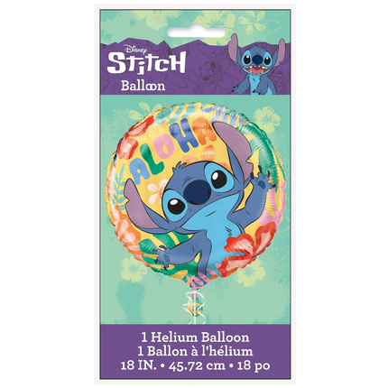 Stitch Foil Balloon 18 Inches, 1 Ct