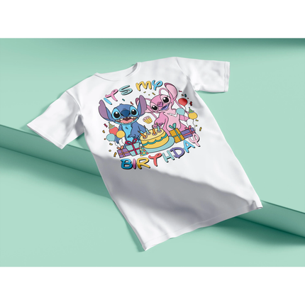 Stitch It's My Birthday Png and Svg Files - Instant Download
