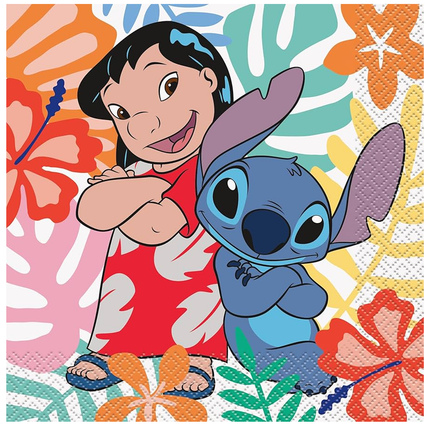 Lilo And Stitch Lunch Napkins, 16 Count