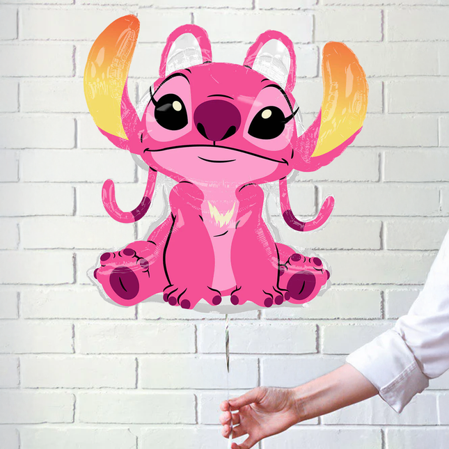 Stitch Pink Foil Balloon 27"