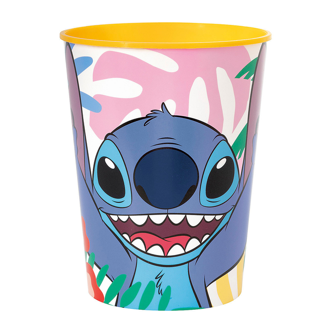Stitch Yellow Party Cup 16 Oz, 1 ct