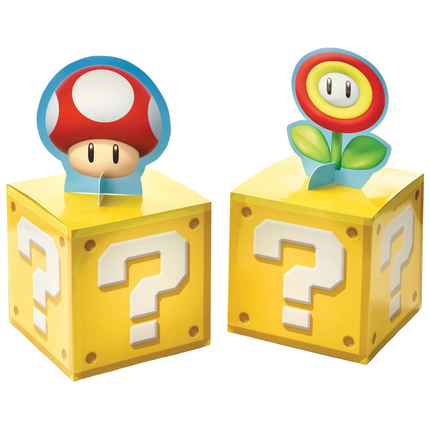 Super Mario Centerpiece Decorating Kit 8", 4ct