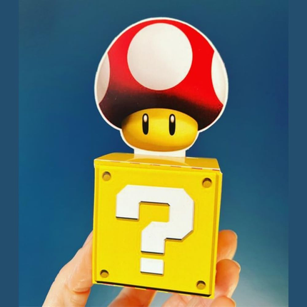 Super Mario Centerpiece Decorating Kit 8", 4ct